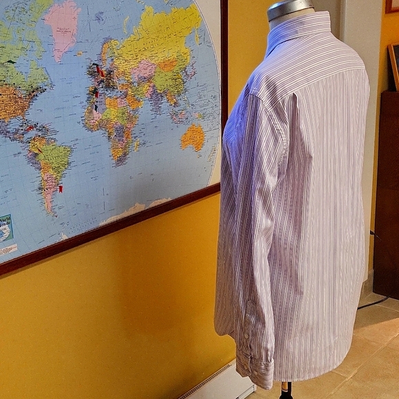 Tommy Hilfiger,  Mens sze Med,  Vintage,  Button Down,  Long Sleeves dress shirt - Picture 10 of 15